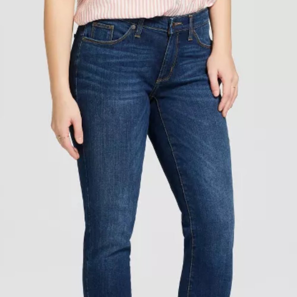 Women's Mid-Rise Curvy Skinny Jeans